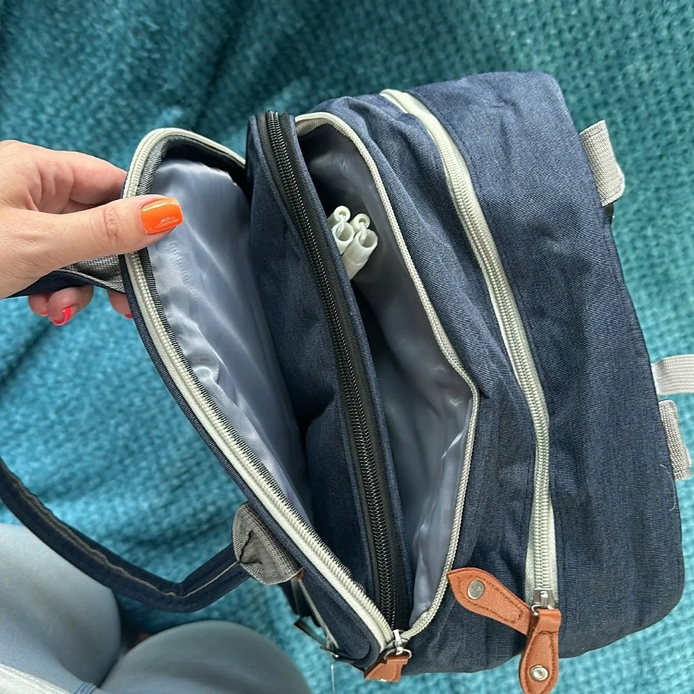 Baby diaper book bag